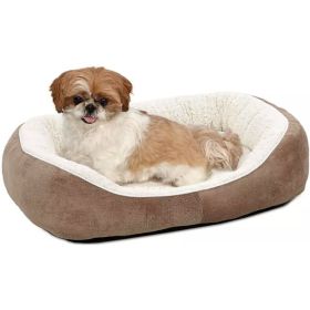 MidWest Quiet Time Boutique Cuddle Bed for Dogs Taupe - 1 count