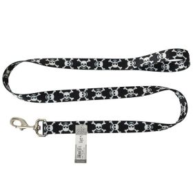 Pet Attire Styles Skulls Dog Leash - 4' Long x 1" Wide