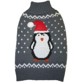 Fashion Pet Gray Penguin Dog Sweater