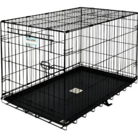 Precision Pet Pro Value by Great Crate - 1 Door Crate - Black - Model 2000 (24"L x 18"W x 19"H)