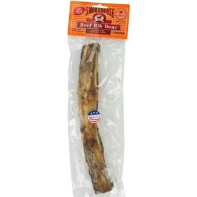 Smokehouse Beef Rib Bone Natural 12" Long Dog Treat - 1 count