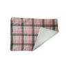 Sherpa-Lined Dog Blanket - Pink & White Plaid