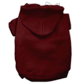 Maroon Blank Pet Hoodies (Size: 4X)