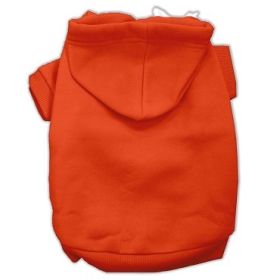 Orange Blank Pet Hoodies (Size: 4X)