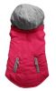 Bright Pink Plain Reversible Pet Coat