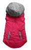 Bright Pink Plain Reversible Pet Coat