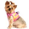 American River Choke Free Dog Harness Ombre Collection - Raspberry Pink and Orange