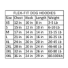 Flex-Fit Dog Hoodie - Gray