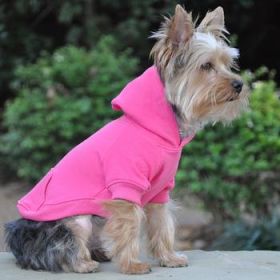 Flex-Fit Dog Hoodie - Pink (Size: Small)