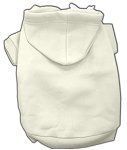 Cream Blank Pet Hoodies (Size: 4X)