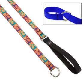 Crazy Daisy Slip Leash (Size: 6ft, 3/4in)