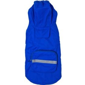 Packable Raincoat - Blue (Size: X-Small)