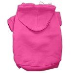 Bright Pink Blank Pet Hoodies (Size: 4X)