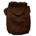 Brown Blank Pet Hoodies (Size: 4X)