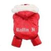 Ruffin It Dog Snowsuit Harness - Red