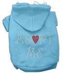 Baby Blue Adopt Me Rhinestone Hoodie (Size: Large)