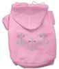 Pink Rhinestone Anchors Hoodies