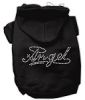 Black Angel Rhinestud Hoodie