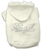 Cream Angel Rhinestud Hoodie