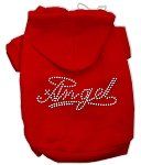 Red Angel Rhinestud Hoodie (Size: Large)