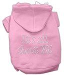 Pink It's All About Me Rhinestone Hoodies (Size: Large)