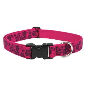 Plum Blossom Adj Collar (Size: 12-20, 1in)