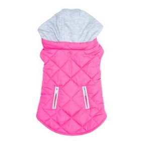 Weekender Dog Sweatshirt Hoodie - Pink (Size: Small)