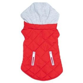 Weekender Dog Sweatshirt Hoodie - Red (Size: Small)