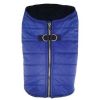 Zip-up Dog Puffer Vest - Navy Blue