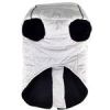 Zip-up Dog Puffer Vest - White